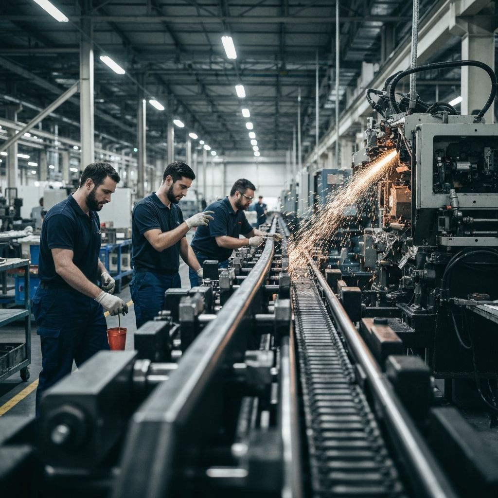 Awaria linii produkcyjnej - naprawa awaryjna