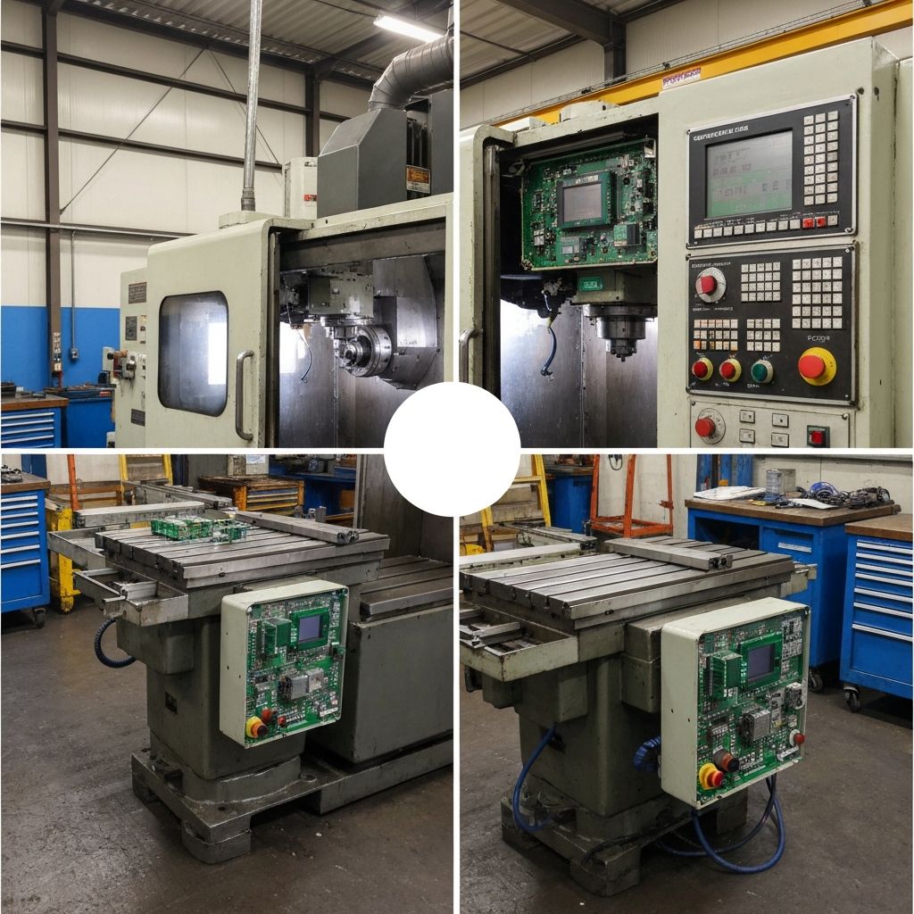 Modernizacja frezarki CNC - retrofit sterowania 3, 4, 5 osi