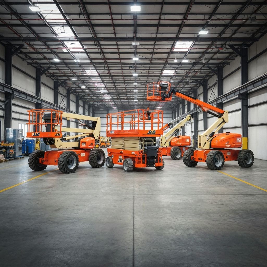 Modele zwyżek JLG - boom lift, scissor lift - naprawa sterowników
