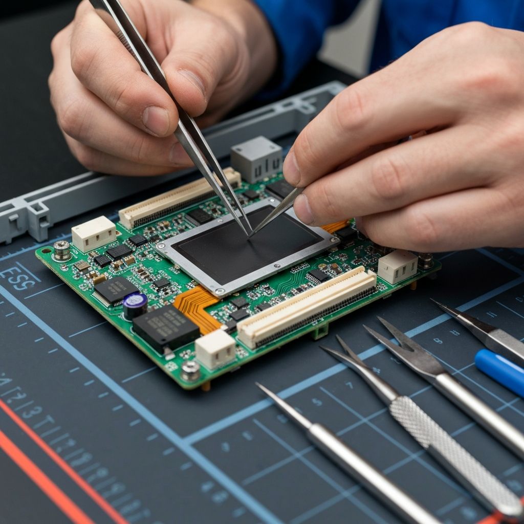 Wymiana matrycy TFT i ekranu dotykowego w panelu operatorskim HMI – warsztat Acore