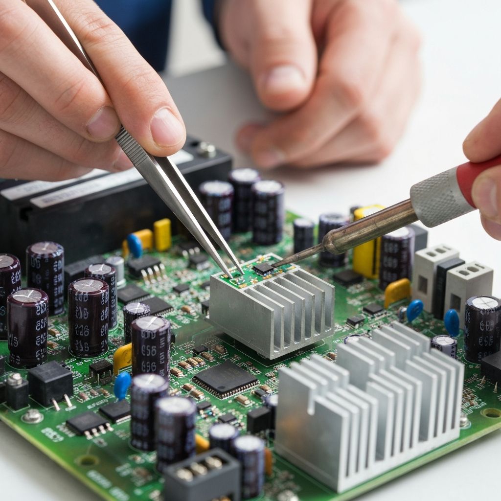 Wymiana modułu IGBT w falowniku przemysłowym – serwis Acore