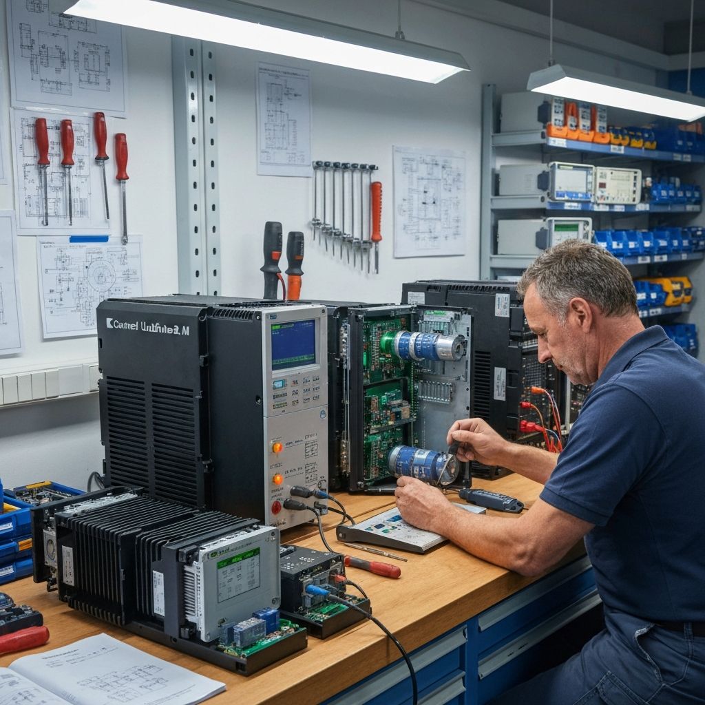 Serwis falownikow OEM i europejskich producentow – Invertek, Vacon, Control Techniques, Eaton, Bonfiglioli