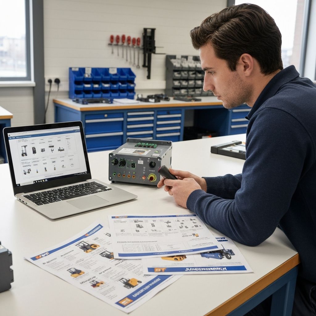 Dobór sterownika do wózka widłowego – sprawdzenie kompatybilności modelu